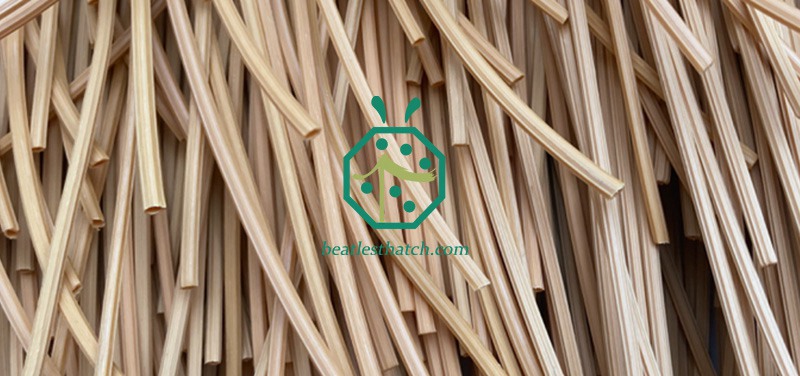 Artificial straw rod thatch roof designs from China for village manor house, farm ranch buildings, granaries