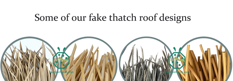 Some of our fake thatch roof designs