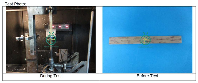 Certificiate of fire rated Amakan woven wall and ceiling panels
