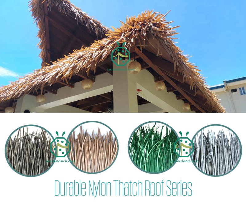 Synthetic Nylon Nipa Palm Thatch Roof Sets New Standard for Resort Hotels in Boracay
