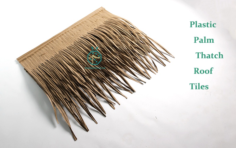 Synthetic Nipa Palm Thatch Roofing For Cottage Building