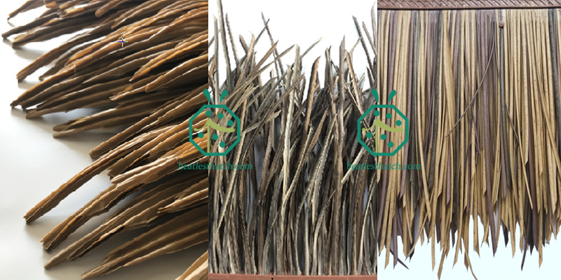 Artificial tree hut thatched roof tiles for sale