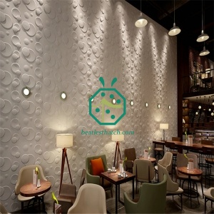 PVC 3d wall tiles for restaurant