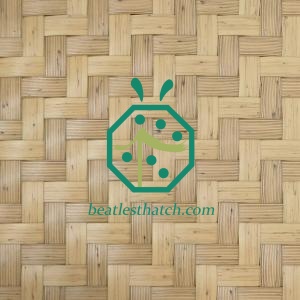 forro de techo de bambú falso exótico para villa
