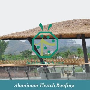 Park aluminum thatch roof