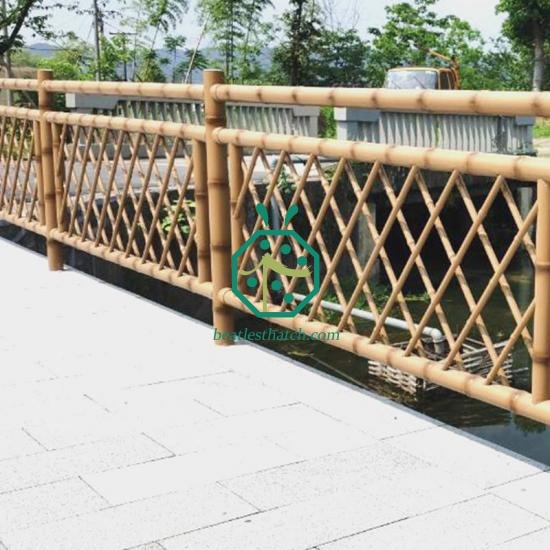 Iron Bamboo Border Fence Wholesale For Outdoor or Indoor Decoration