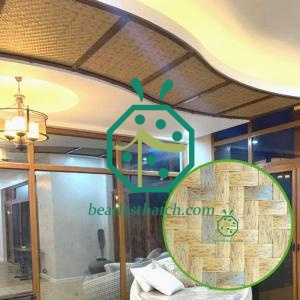 Easy Installation Interior Home, Office and Hotel Decoration Artificial Bamboo Mat UAE