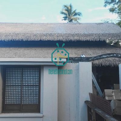 Cabaña Nipa personalizada con techo de paja artificial