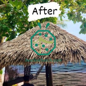 Techos de paja de palapa sintética artificial ignífuga