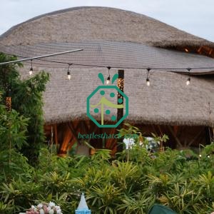 Pérgola de nailon con techo de paja a buen precio en Filipinas