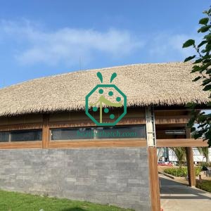 Paneles de techo de paja de bungalow de imitación, Comoras