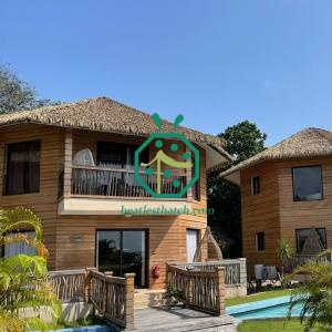 Material de imitación de techo de palma | Techo de paja realista para cabaña tiki