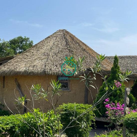 Tiki Hut Artificial Palm Roof Material For Backyard Garden Patio Construction