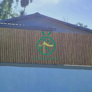 Artificial garden bamboo fence designs for landscape construction