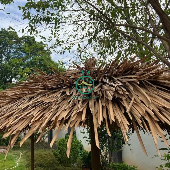 Amusement park plastic thatched roof