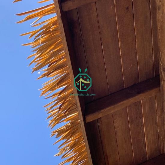 Synthetic Rice Straw Thatch Roof for Choga Pavilion Construction in Korea