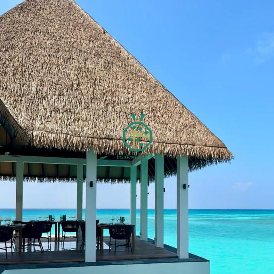 Seychelles Artificial Straw Thatched Roofs Covering Designs For Tiki Bar