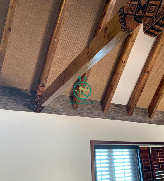 Moderno tejido de bambú artificial Bahay Kubo para proyecto de techo en Filipinas