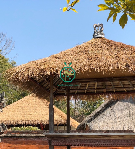 Construcción del proyecto de techo de paja sintética de Japón