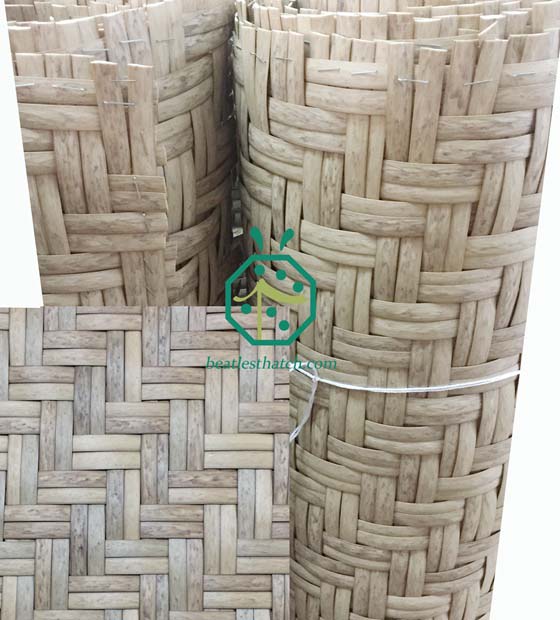 estera tejida de bambú sawali de plástico para filipinas