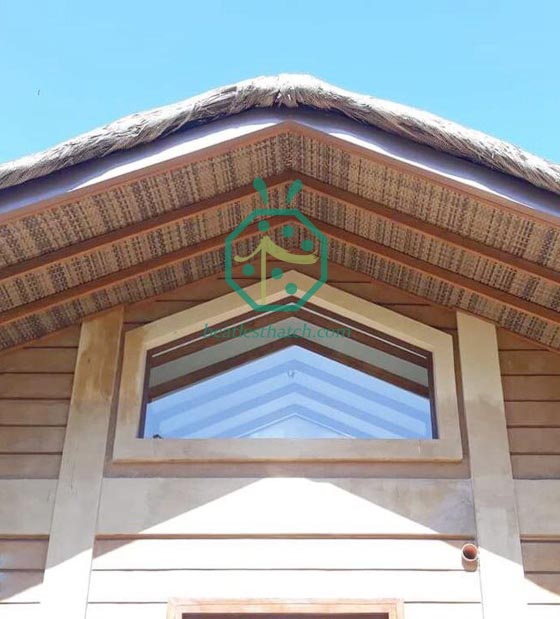 filipinas estera de bambú tejida de plástico para proyecto de techo bahay kubo