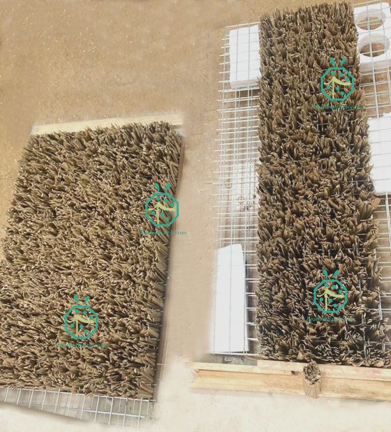 producción de techo de paja artificial en arabia saudita completada
